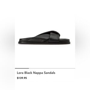 Tony Bianco Lora Black Sandals -Size 7.5